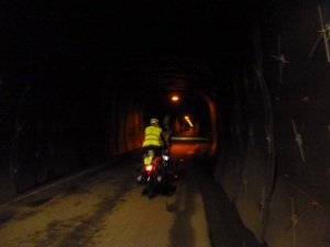 Inside a Norwegian tunnel