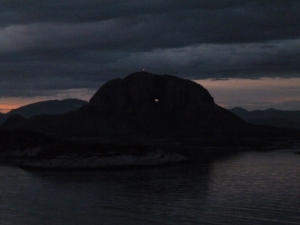 Torghatten - the mountain with the hole through it