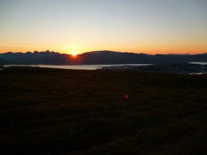 Sunset over Tromso, Norway